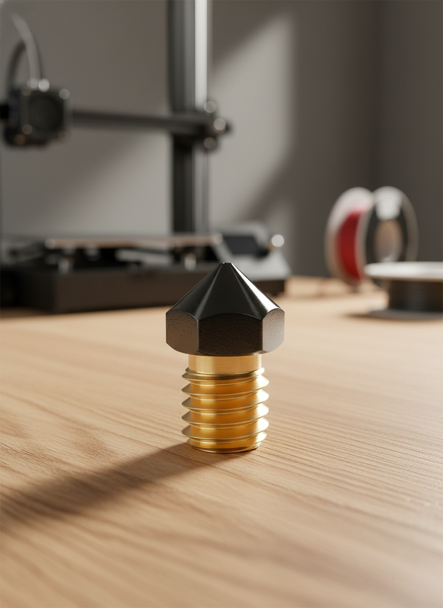 Миниатюра Сопло E3D V6 с тефлоновым покрытием для 3D-принтера 1