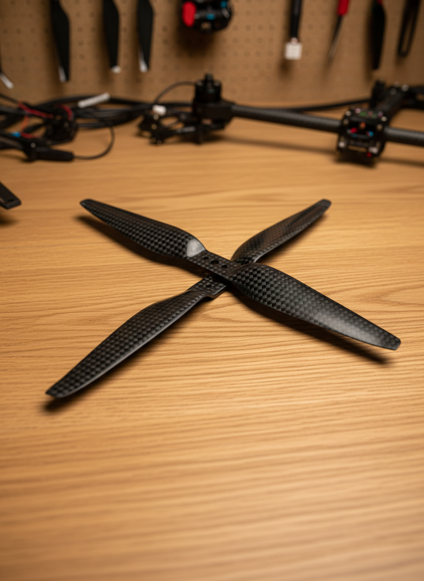 Миниатюра Пропеллеры RTS 1555 Carbon Fiber CW+CCW для T-Motors 2