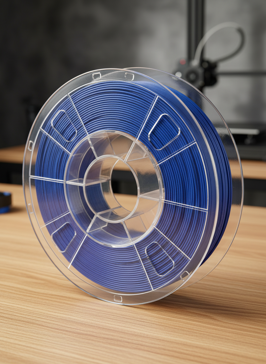 Миниатюра Пластик FusRock ABS синий для 3D-печати 1 кг 1
