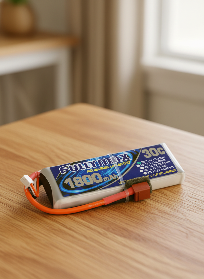 Миниатюра Аккумулятор LiPo Fullymax 7.4 V 1800 mAh 30C FB1800HP-2S 1