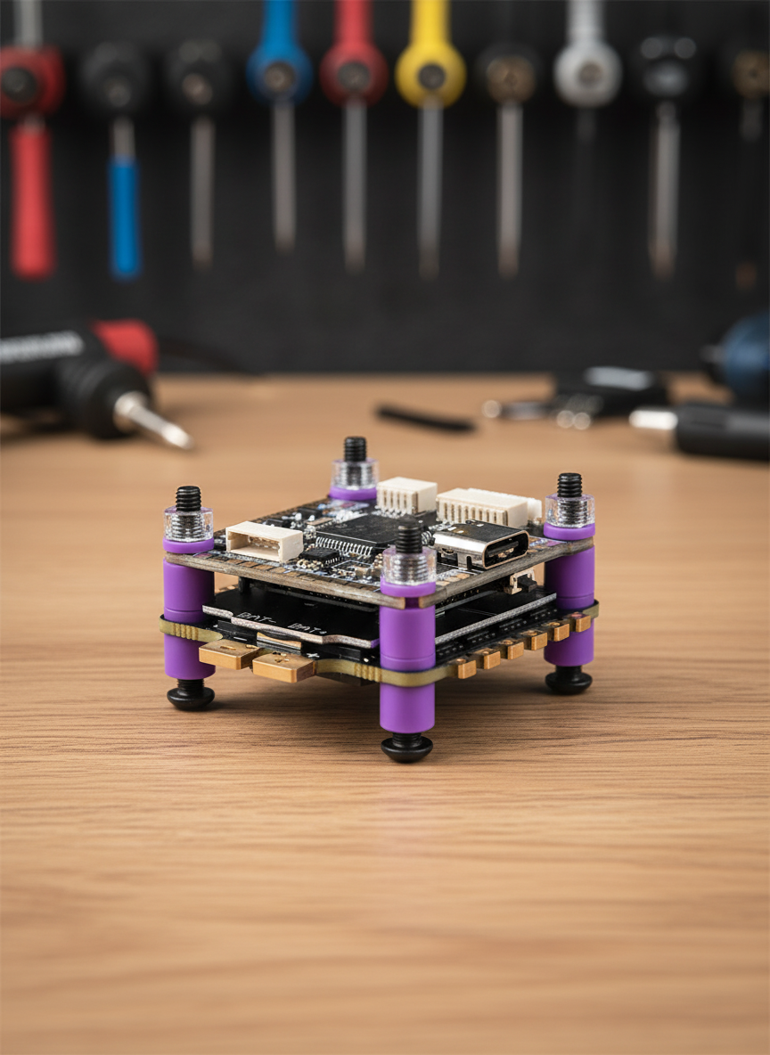 Миниатюра Контроллер Skymoto F405 60A 4IN1 3-6S для FPV квадрокоптеров 1