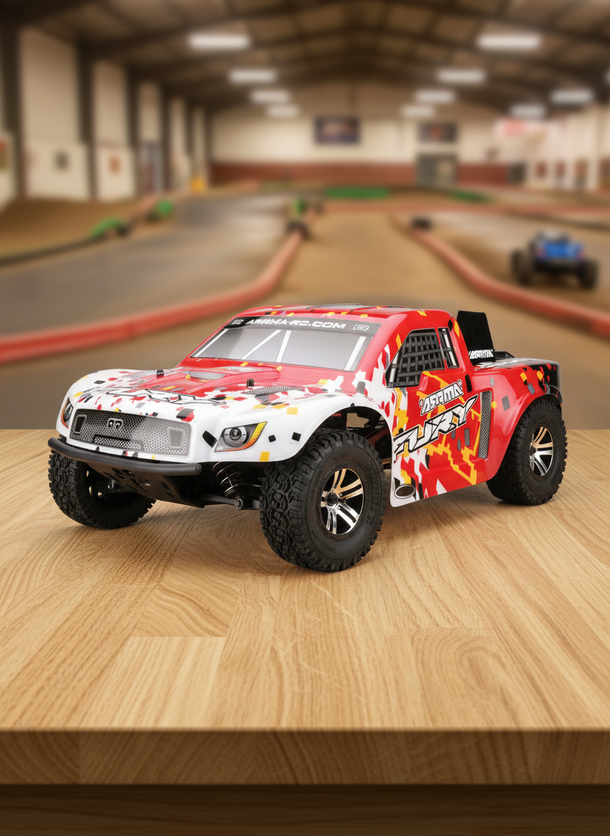 Миниатюра Шорт-корс трак  ARRMA Fury BLX 2WD 1/10 — мощная RC модель для трасс 1