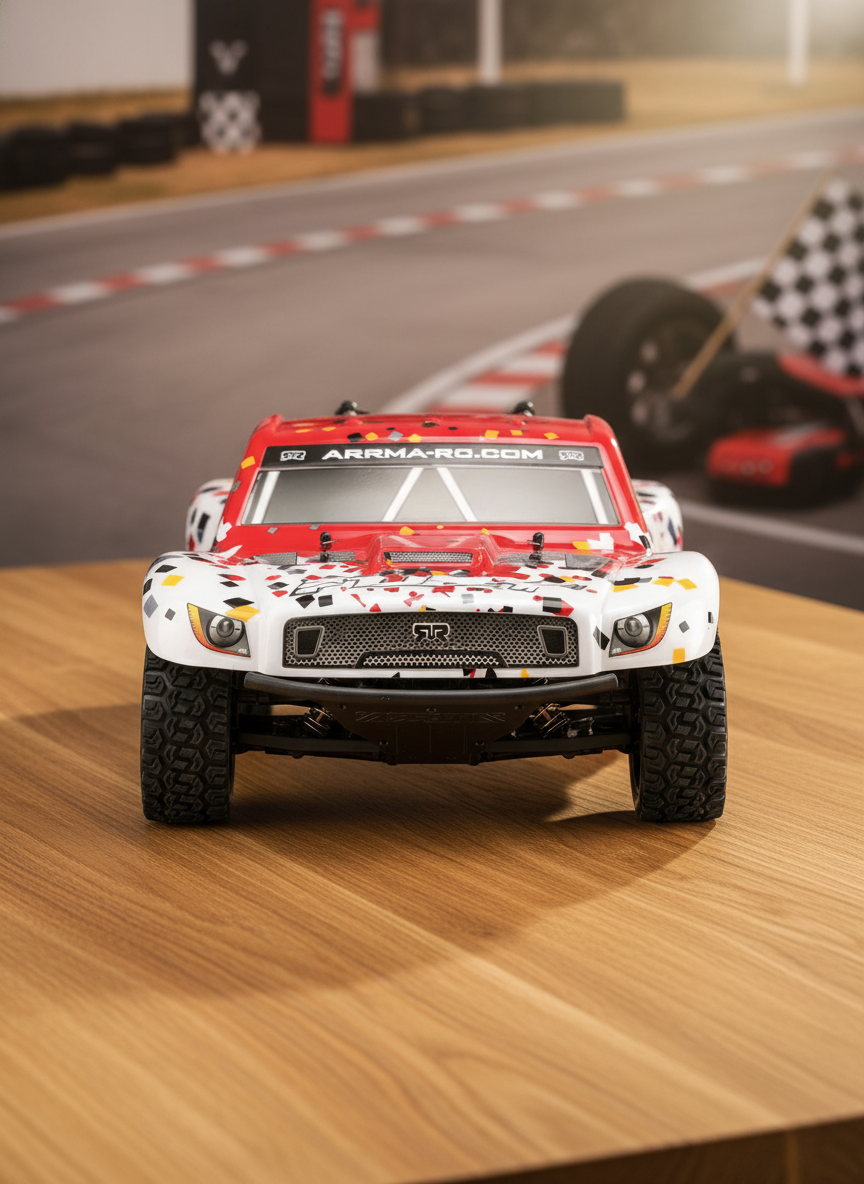 Миниатюра Шорт-корс трак  ARRMA Fury MEGA 2WD 1/10 водонепроницаемая, красная 3