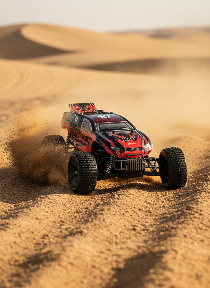 Миниатюра Радиоуправляемый трагги Huan Qi Truggy HQ733 4WD RTR масштаб 1:16 27Mhz - HQ733 1