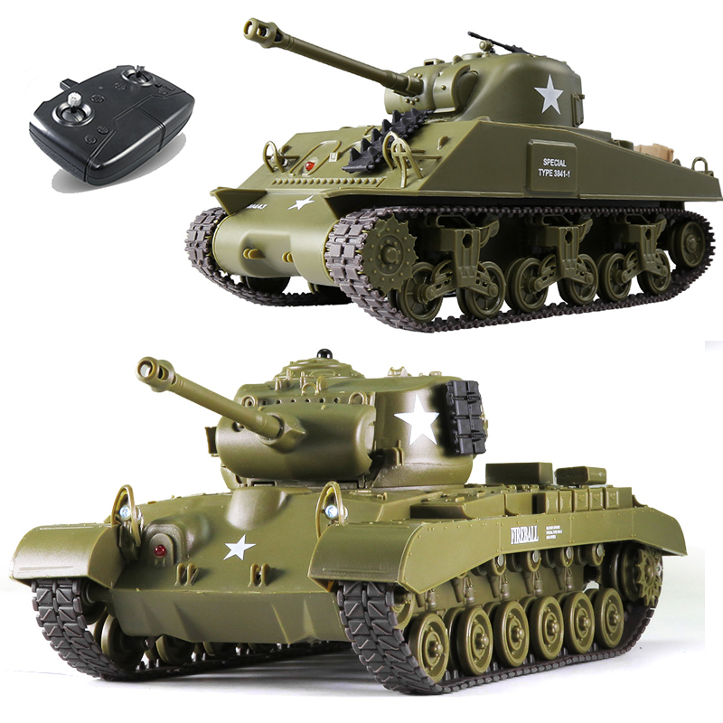 Миниатюра Танковый бой Heng Long Sherman vs Pershing M26 1/30 8