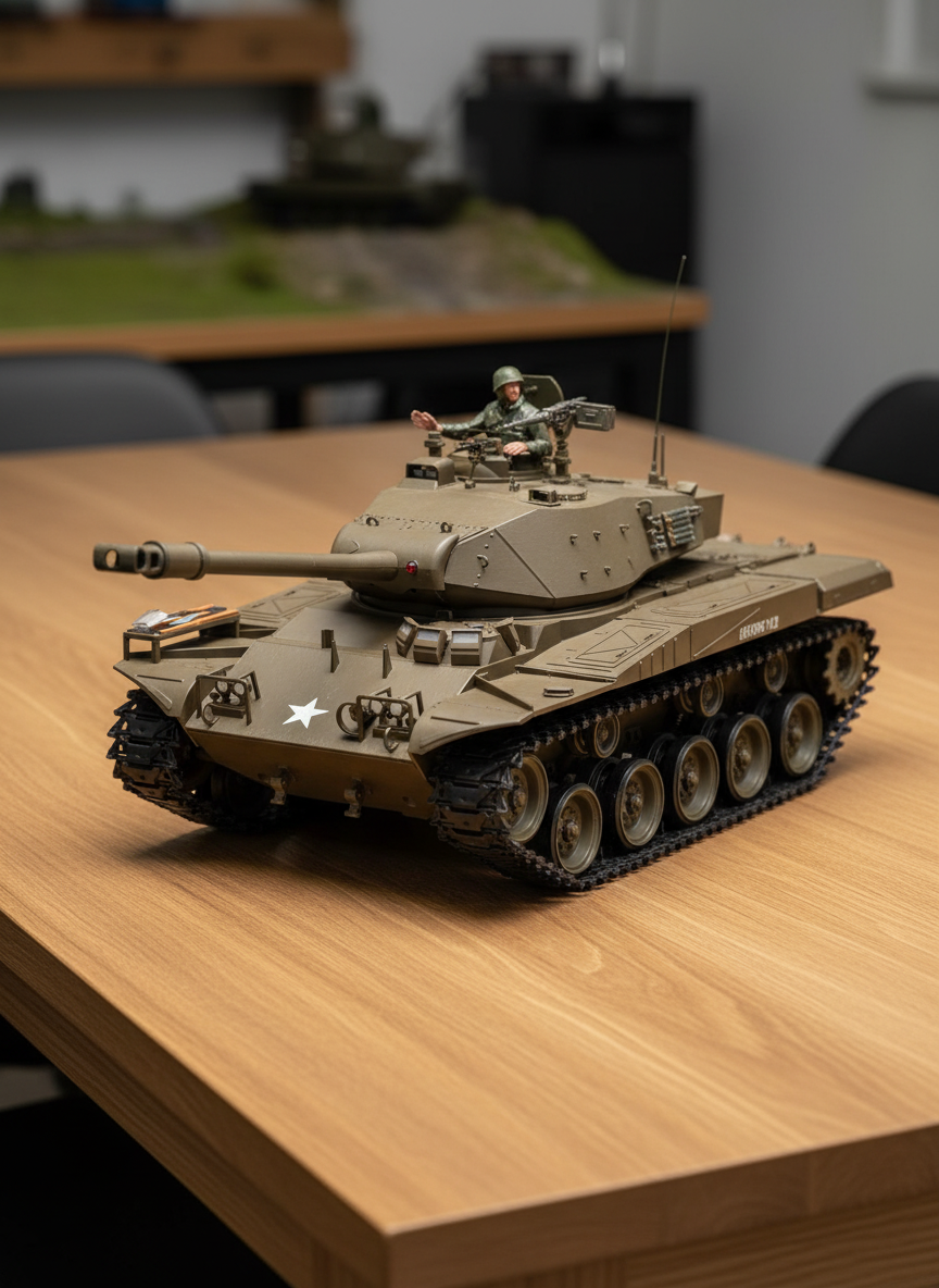 Миниатюра Радиоуправляемый танк Heng Long M41 "Walking Bulldog" 1/16 1