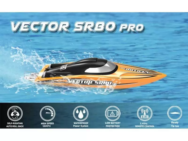 Миниатюра Радиоуправляемый катер Volantex RC Vector SR80 PRO ARTR 70 км/ч 10