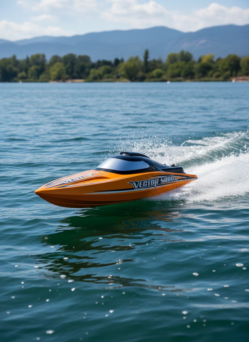 Миниатюра Радиоуправляемый катер Volantex RC Vector SR80 PRO ARTR 70 км/ч 1