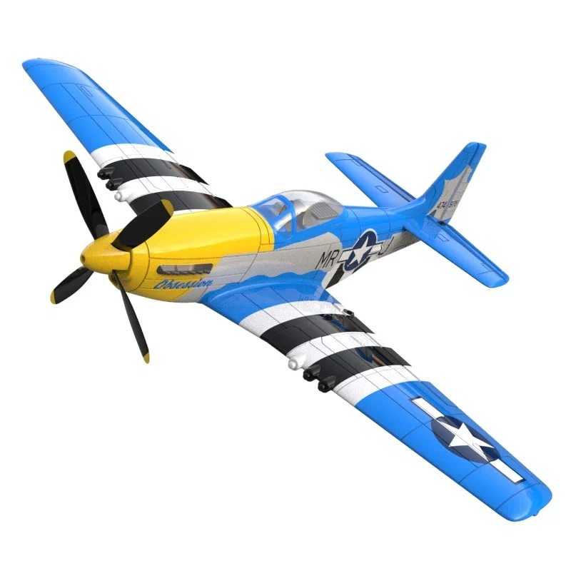 Миниатюра Радиоуправляемый самолет Volantex Mustang P-51 RTF 3