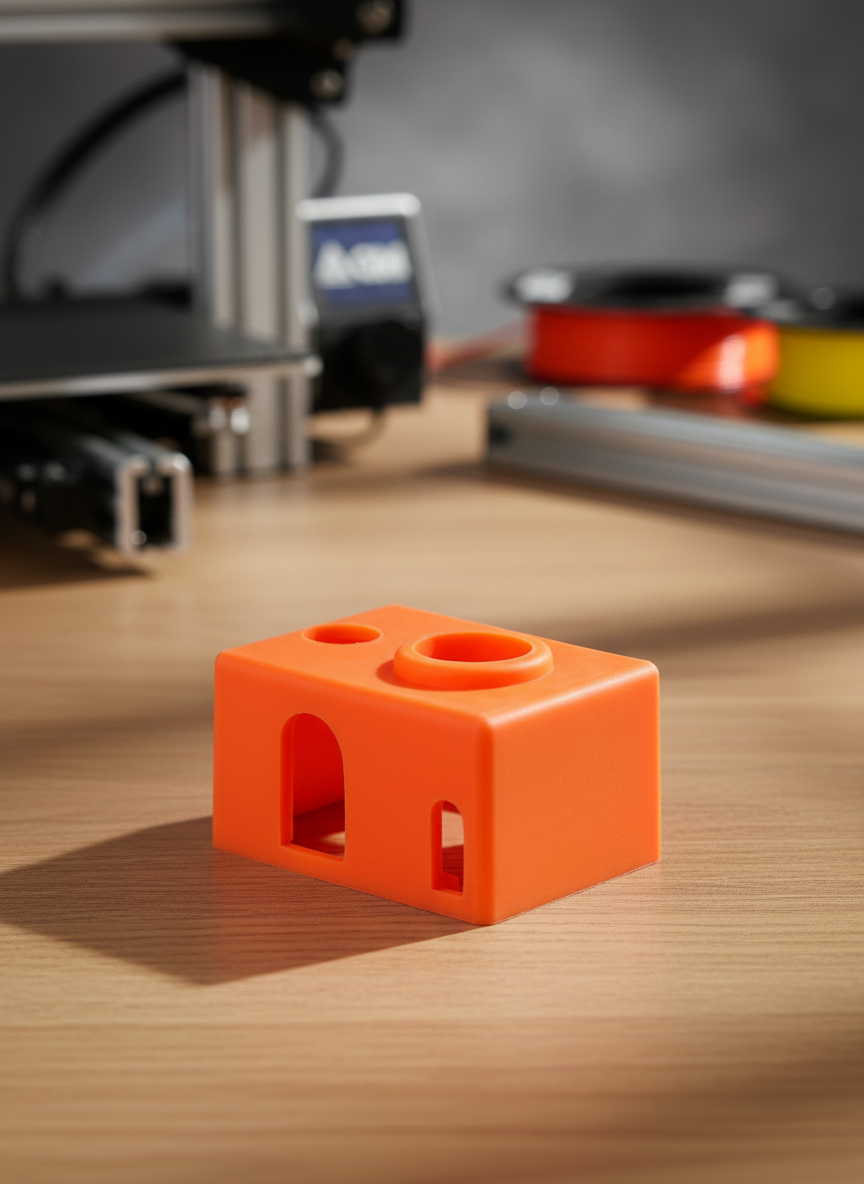 Миниатюра Силиконовый носок E3D V6 , чехол, теплоизоляция хотенда для 3D принтера 1