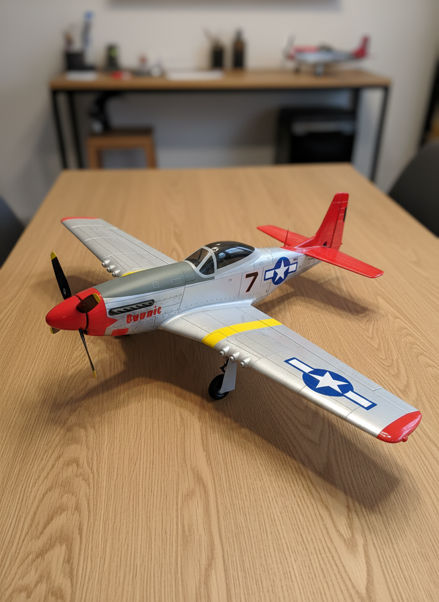 Миниатюра Радиоуправляемый самолет Volantex 768-1 Mustang RTF 2