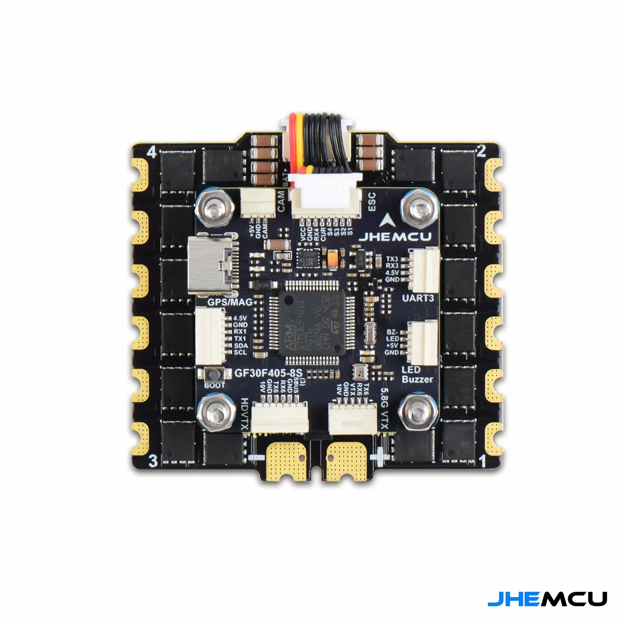 Миниатюра Стэк JHEMCU F405 110A 8S Flytower 11