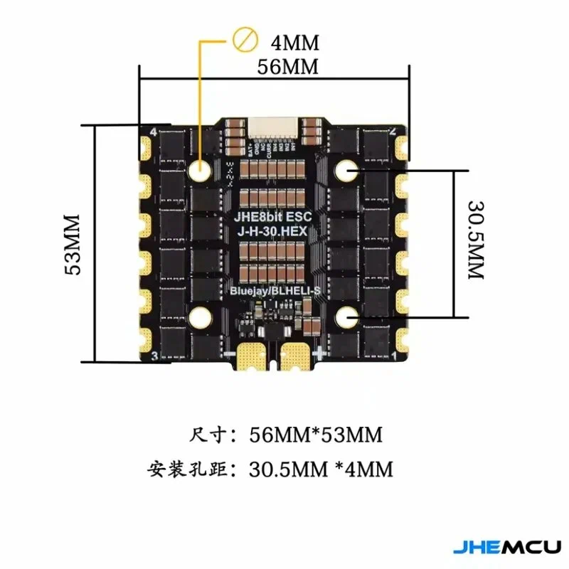 Миниатюра Стэк JHEMCU F405 110A 8S Flytower 13