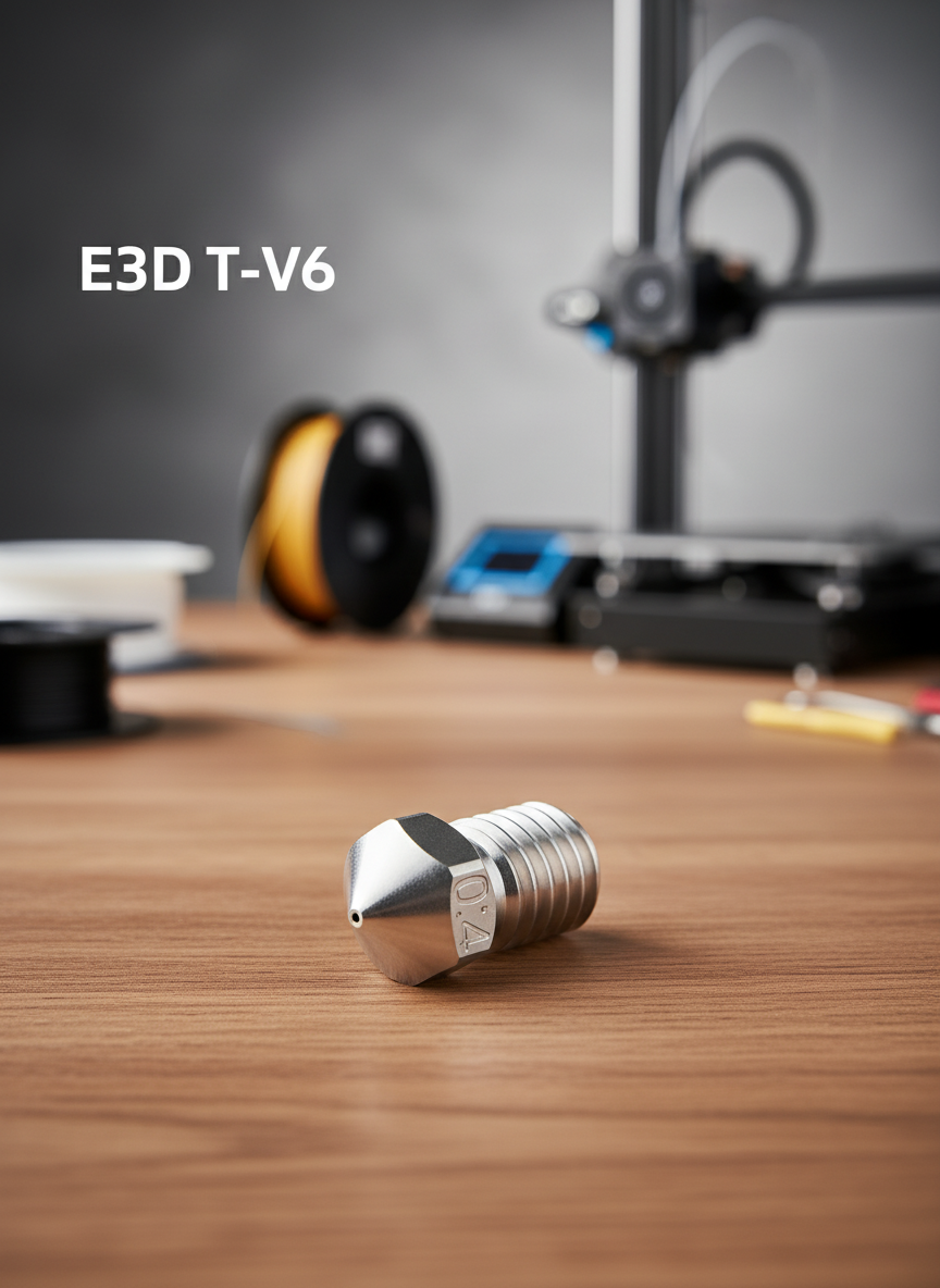 Миниатюра Сопло E3D T-V6 медное для 3D-принтеров 1