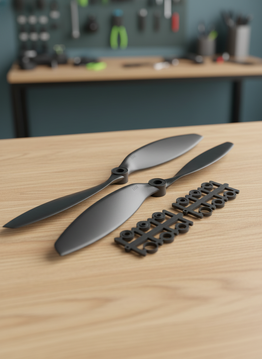 Миниатюра Пропеллеры Gemfan Carbon Nylon 1447 14 x 4.7 дюймов, для квадрокоптеров, 1 пара (CW + CCW) 1