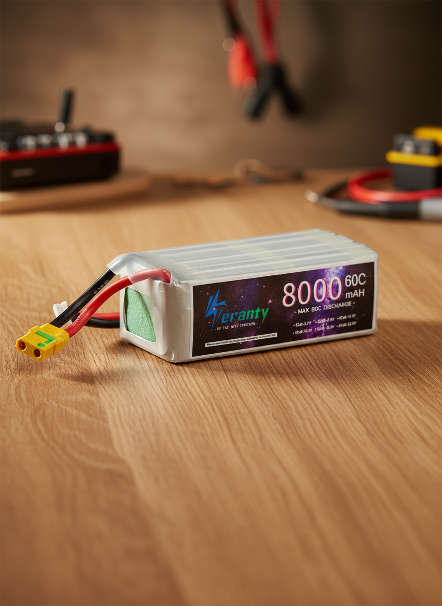 Миниатюра Аккумулятор LiPo Teranty 8000мАч 60C 22.2V XT60 1