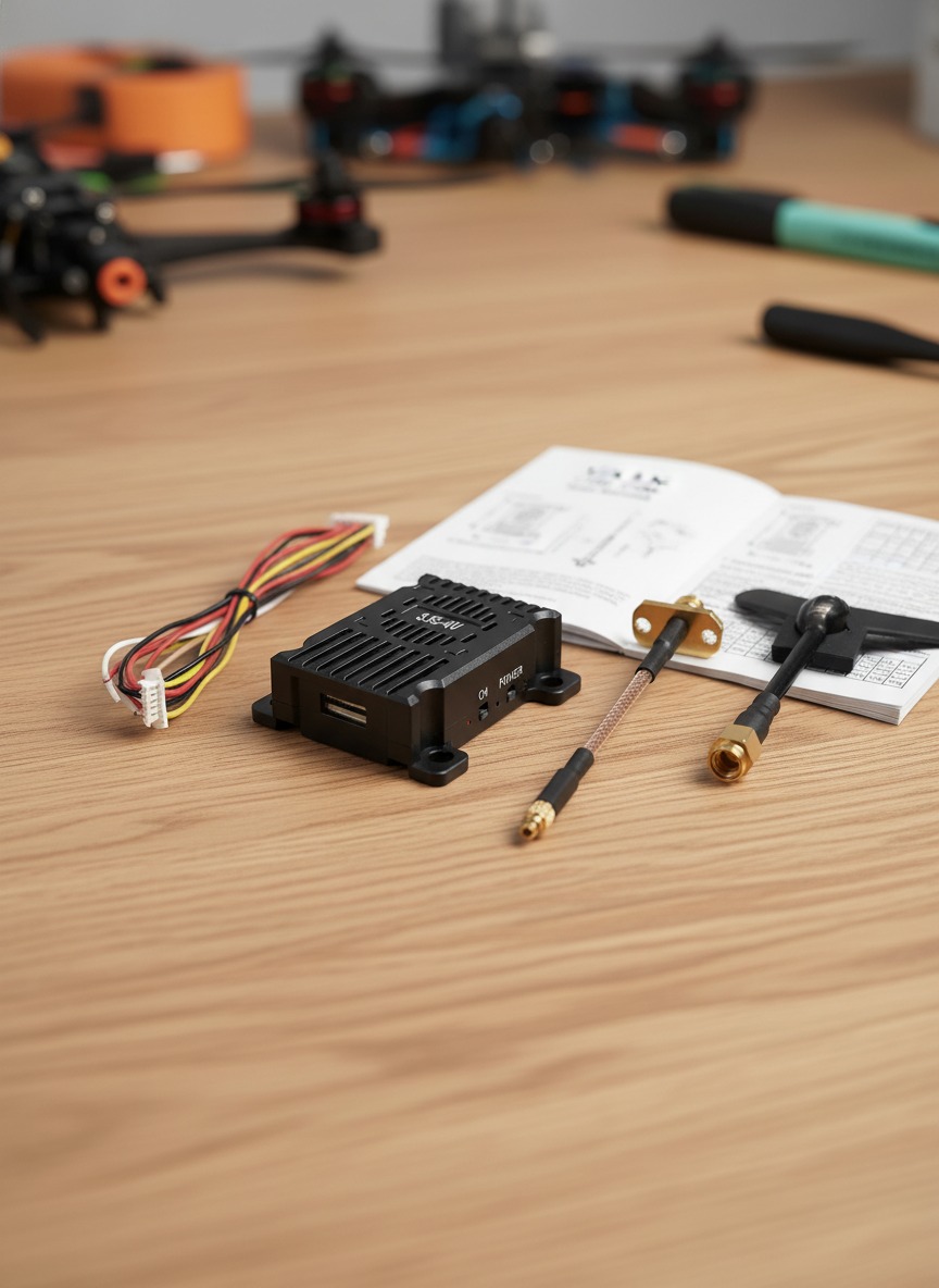 Миниатюра Видеопередатчик Vifly 3.3 GHz 4 W для FPV-систем 1