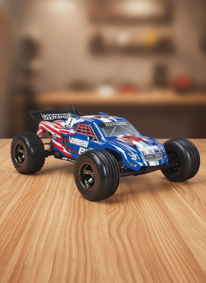 Миниатюра Радиоуправляемая модель ARRMA Vorteks BLS 2WD 1/10 синий 1
