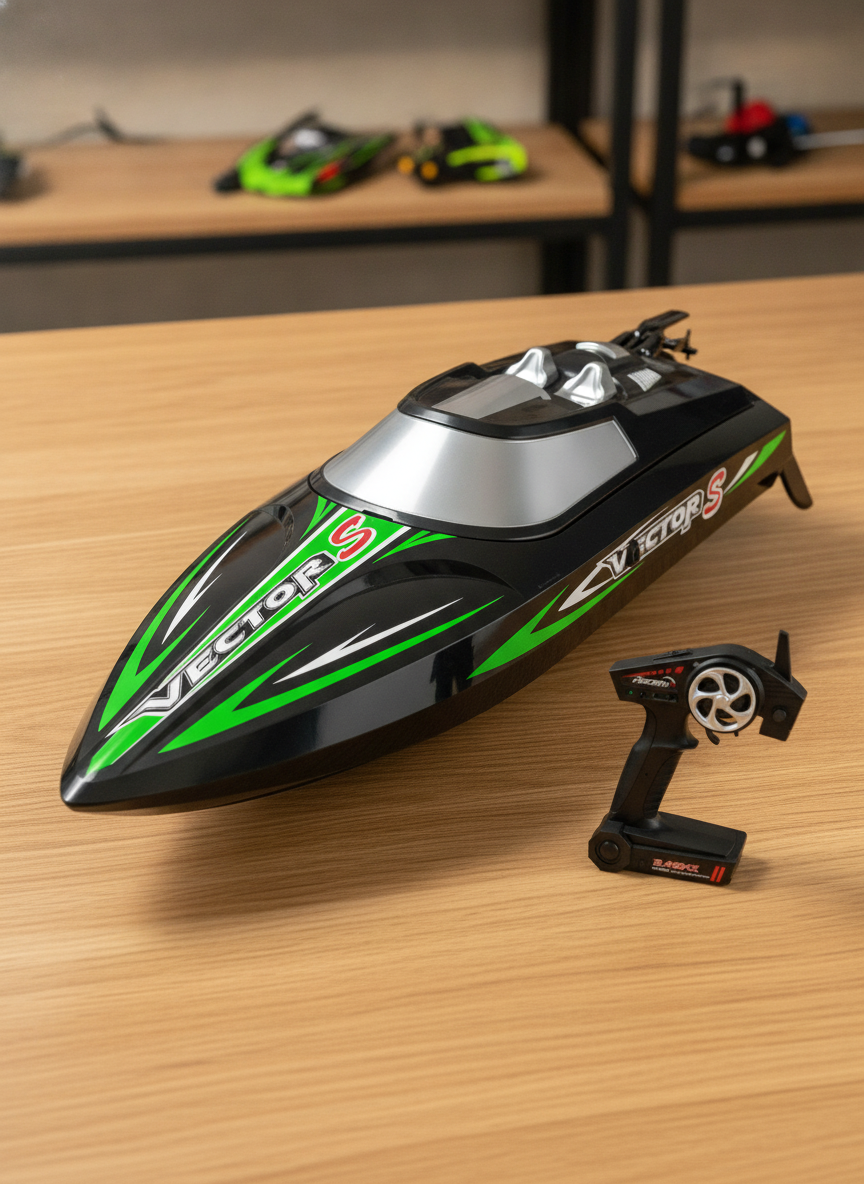 Миниатюра Радиоуправляемый катер Racent Vector S RTR 50 км/ч 1