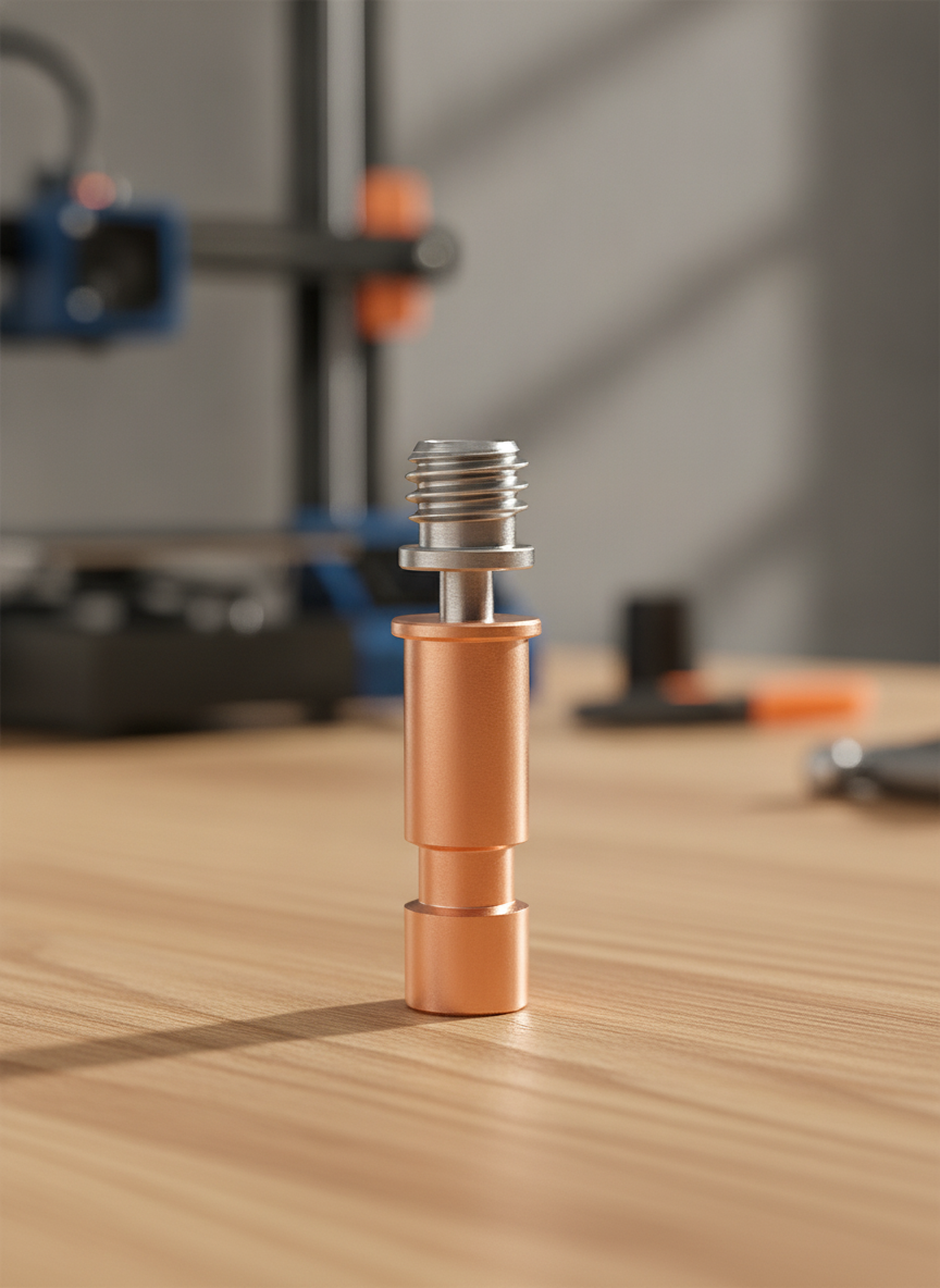 Миниатюра Термобарьер Bi-Metal для Anycubic Kobra S1 медно-титановый 1