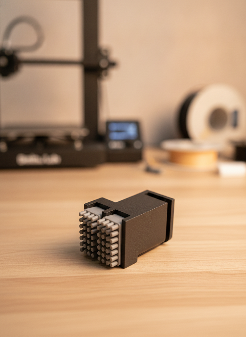 Миниатюра Очиститель сопла двойной для Bambu Lab P1, X1 1