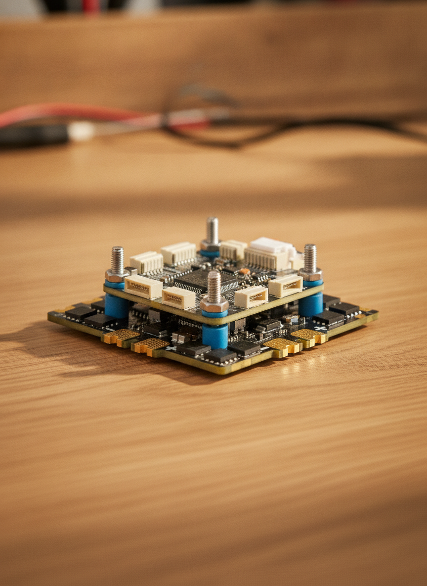 Миниатюра Стэк JHEMCU F405 90A 8S Flytower для квадрокоптеров 1
