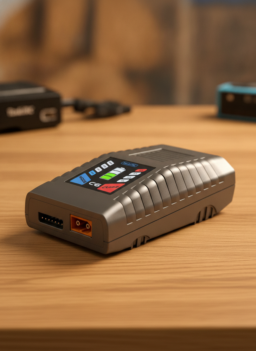 Миниатюра Зарядное устройство ToolkitRC C6 1