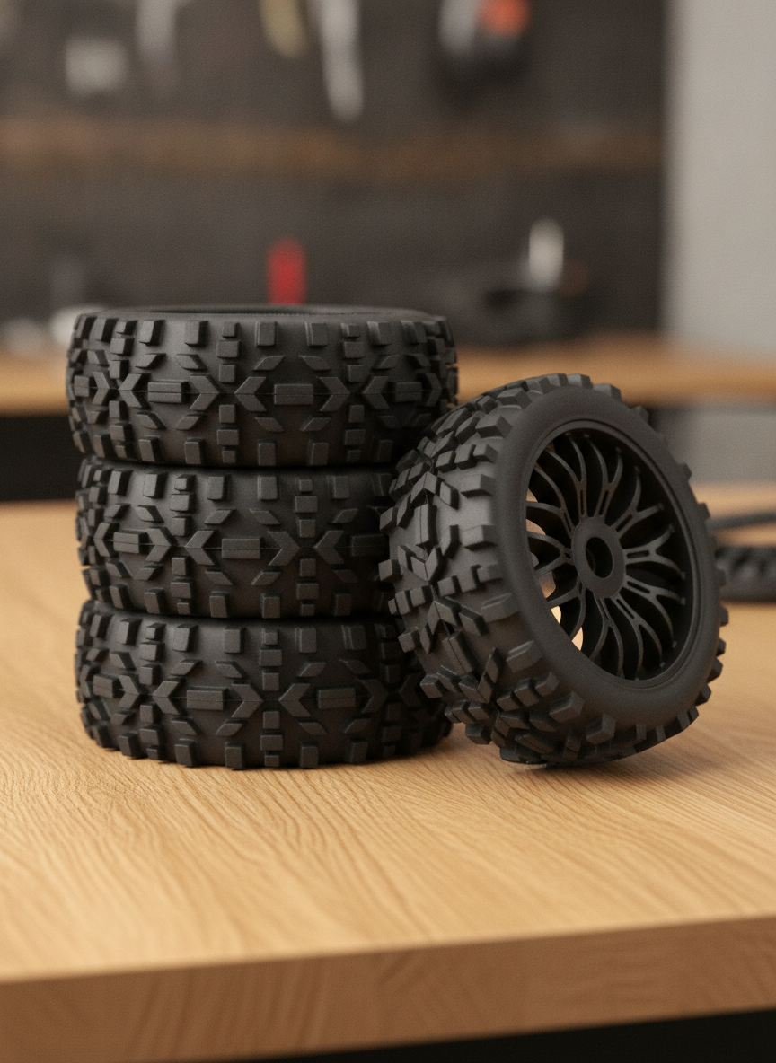 Миниатюра Комплект колёс 1/8 для багги Arrma HSP HPI Traxxas Himoto Redcat Kyosho Tamiya 450гр 1