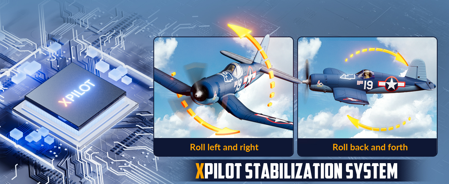 Миниатюра Самолет Volantex 768-3 Corsair F4U RTF 4