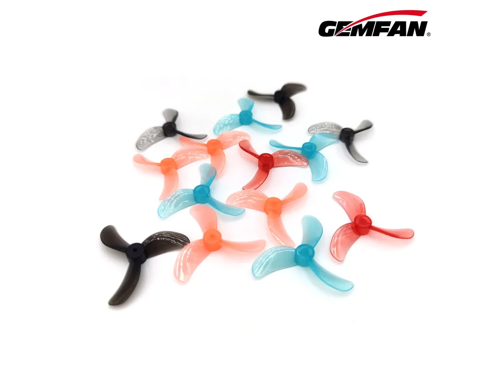 Миниатюра Пропеллер Gemfan 40мм 1,6" 1608 3-х лопастной под вал 1.5mm (Macho Pink) 4 пары 3