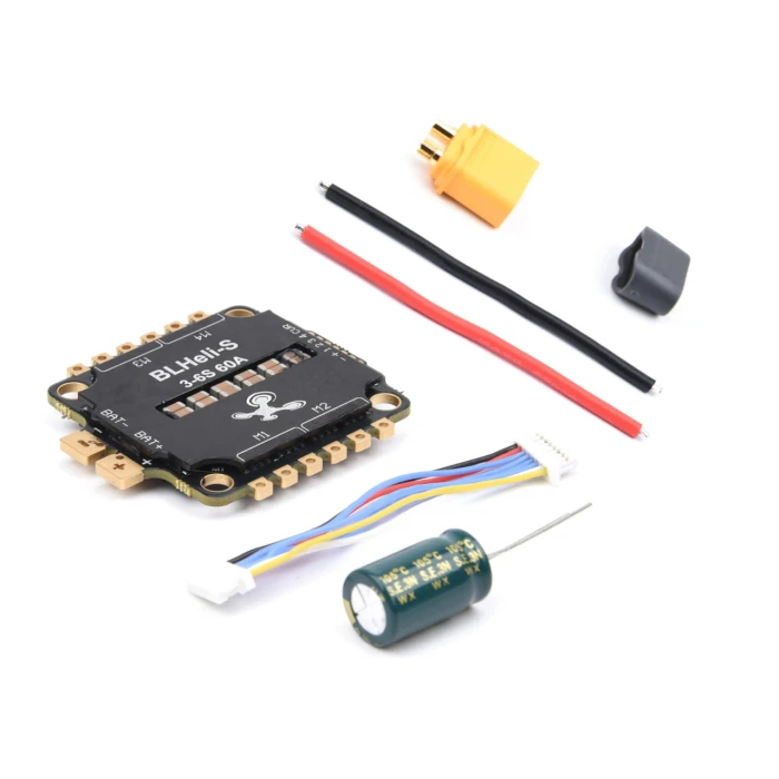 Миниатюра Контроллер F405 60A 4IN1 3-6S для FPV квадрокоптеров 2