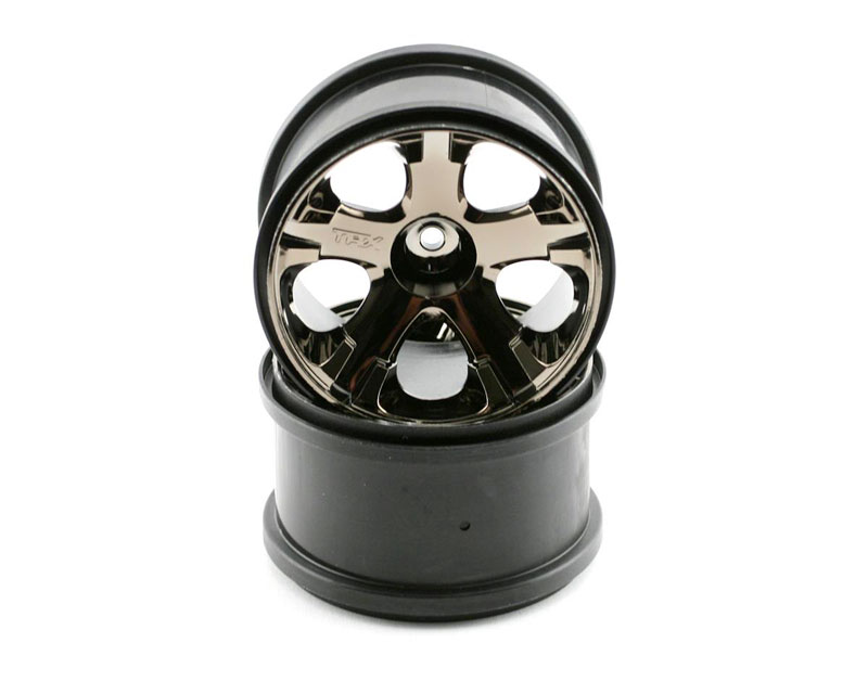 Миниатюра Wheels, All-Star 2.8'' (black chrome) (nitro rear/ electric front) (2) TRA5576A 2