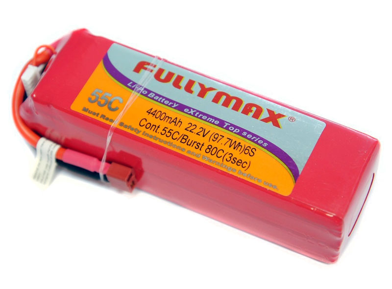 Миниатюра Аккумулятор LiPo 22.2 V 4400 mAh 55C Fullymax FB4400XT-6S 2