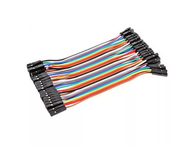 Миниатюра Провода-перемычки DuPont для радиоконструктора "мама-мама" 10см 2